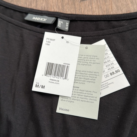 Mexx Black Dress. Size Medium. NWT. - Picture 5 of 5